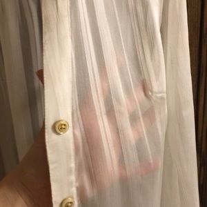 Cache Tops - White dressy shirt Cache Tops - White dressy shirt